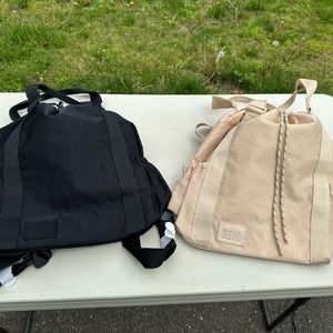 Black and beige sport backpack. New without tags